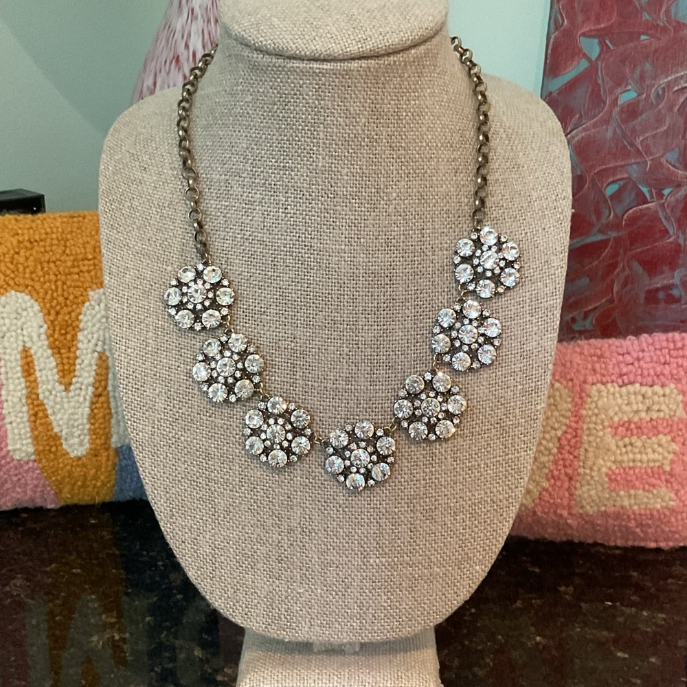 Francesca's Collections Gold Floral Necklace